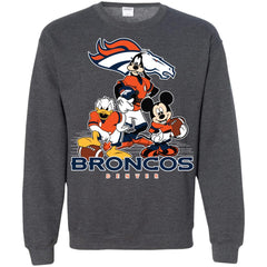Mickey Mouse Denver Broncos American Football Nfl Sports Shirt Crewneck Pullover Sweatshirt Crewneck Pullover Sweatshirt - amzapparel