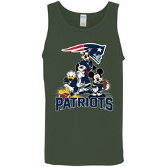 Mickey Mouse New England Patriots American Football Nfl Sports Shirt Men Cotton Tank Men Cotton Tank - amzapparel