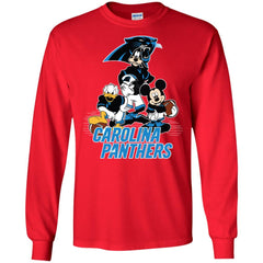 Mickey Mouse Carolina Panthers American Football Nfl Sports Shirt Men Long Sleeve Shirt Men Long Sleeve Shirt - amzapparel