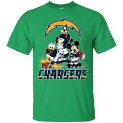 Mickey Mouse Los Angeles Chargers American Football Nfl Sports Shirt Men Cotton T-Shirt Men Cotton T-Shirt - amzapparel