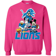 Mickey Mouse Detroit Lions American Football Nfl Sports Shirt Crewneck Pullover Sweatshirt Crewneck Pullover Sweatshirt - amzapparel