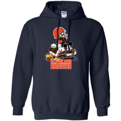 Mickey Mouse Cleveland Browns American Football Nfl Sports Shirt Pullover Hoodie Sweatshirt Pullover Hoodie Sweatshirt - amzapparel