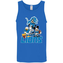 Mickey Mouse Detroit Lions American Football Nfl Sports Shirt Men Cotton Tank Men Cotton Tank - amzapparel