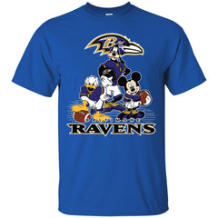 Mickey Mouse Baltimore Ravens American Football Nfl Sports Shirt Men Cotton T-Shirt Men Cotton T-Shirt - amzapparel