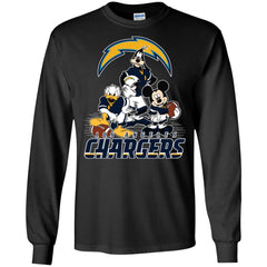 Mickey Mouse Los Angeles Chargers American Football Nfl Sports Shirt Men Long Sleeve Shirt Men Long Sleeve Shirt - amzapparel