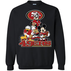 Mickey Mouse San Francisco 49ers American Football Nfl Sports Shirt Crewneck Pullover Sweatshirt Crewneck Pullover Sweatshirt - amzapparel