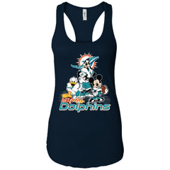 Mickey Mouse Miami Dolphins American Football Nfl Sports Shirt Women Tank Top Women Tank Top - amzapparel