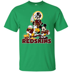 Mickey Mouse Washington Redskins American Football Nfl Sports Shirt Men Cotton T-Shirt Men Cotton T-Shirt - amzapparel