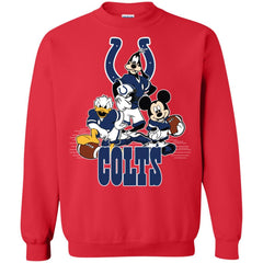 Mickey Mouse Indianapolis Colts American Football Nfl Sports Shirt Crewneck Pullover Sweatshirt Crewneck Pullover Sweatshirt - amzapparel