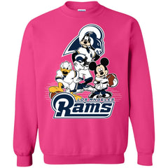 Mickey Mouse Los Angeles Rams American Football Nfl Sports Shirt Crewneck Pullover Sweatshirt Crewneck Pullover Sweatshirt - amzapparel