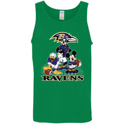 Mickey Mouse Baltimore Ravens American Football Nfl Sports Shirt Men Cotton Tank