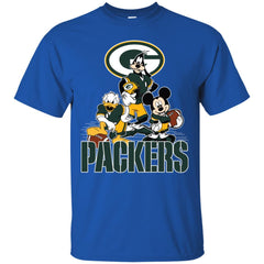 Mickey Mouse Green Bay Packer American Football Nfl Sports Shirt Men Cotton T-Shirt Men Cotton T-Shirt - amzapparel