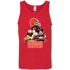 Mickey Mouse Cleveland Browns American Football Nfl Sports Shirt Men Cotton Tank Men Cotton Tank - amzapparel