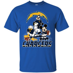 Mickey Mouse Los Angeles Chargers American Football Nfl Sports Shirt Men Cotton T-Shirt Men Cotton T-Shirt - amzapparel