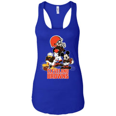Mickey Mouse Cleveland Browns American Football Nfl Sports Shirt Women Tank Top Women Tank Top - amzapparel