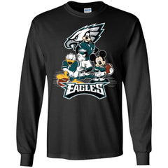 Mickey Mouse Philadelphia Eagle American Football Nfl Sports Shirt Men Long Sleeve Shirt Men Long Sleeve Shirt - amzapparel