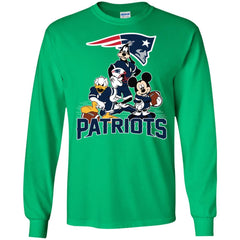Mickey Mouse New England Patriots American Football Nfl Sports Shirt Men Long Sleeve Shirt Men Long Sleeve Shirt - amzapparel