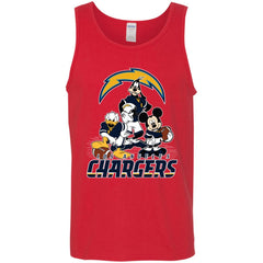 Mickey Mouse Los Angeles Chargers American Football Nfl Sports Shirt Men Cotton Tank Men Cotton Tank - amzapparel