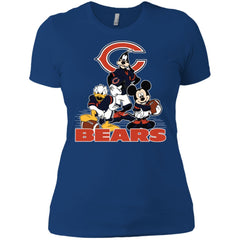 Mickey Mouse Chicago Bears American Football Nfl Sports Shirt Women Cotton T-Shirt Women Cotton T-Shirt - amzapparel