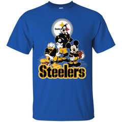 Mickey Mouse Pittsburgh Steelers American Football Nfl Sports Shirt Men Cotton T-Shirt Men Cotton T-Shirt - amzapparel