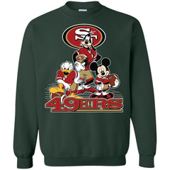 Mickey Mouse San Francisco 49ers American Football Nfl Sports Shirt Crewneck Pullover Sweatshirt Crewneck Pullover Sweatshirt - amzapparel