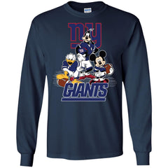 Mickey Mouse New York Giants American Football Nfl Sports Shirt Men Long Sleeve Shirt Men Long Sleeve Shirt - amzapparel