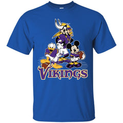 Mickey Mouse Minnesota Vikings American Football Nfl Sports Shirt Men Cotton T-Shirt Men Cotton T-Shirt - amzapparel