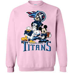 Mickey Mouse Tennessee Titans American Football Nfl Sports Shirt Crewneck Pullover Sweatshirt Crewneck Pullover Sweatshirt - amzapparel