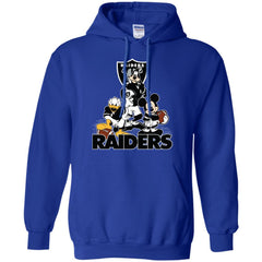 Mickey Mouse Oakland Raiders American Football Nfl Sports Shirt Pullover Hoodie Sweatshirt Pullover Hoodie Sweatshirt - amzapparel