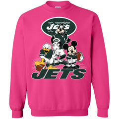 Mickey Mouse New York Jets American Football Nfl Sports Shirt Crewneck Pullover Sweatshirt Crewneck Pullover Sweatshirt - amzapparel