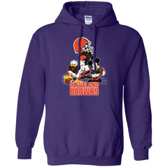 Mickey Mouse Cleveland Browns American Football Nfl Sports Shirt Pullover Hoodie Sweatshirt Pullover Hoodie Sweatshirt - amzapparel