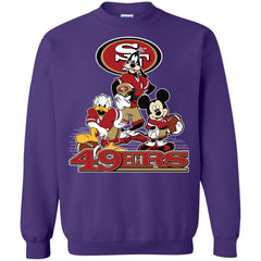 Mickey Mouse San Francisco 49ers American Football Nfl Sports Shirt Crewneck Pullover Sweatshirt Crewneck Pullover Sweatshirt - amzapparel