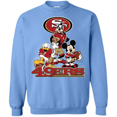 Mickey Mouse San Francisco 49ers American Football Nfl Sports Shirt Crewneck Pullover Sweatshirt Crewneck Pullover Sweatshirt - amzapparel