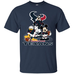 Mickey Mouse Houston Texans American Football Nfl Sports Shirt Men Cotton T-Shirt Men Cotton T-Shirt - amzapparel