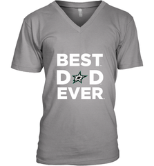 Best Dallas Stars Dad Ever Hockey NHL Fathers Day GIft For Daddy Men's V-Neck T-Shirt Men's V-Neck T-Shirt - amzapparel