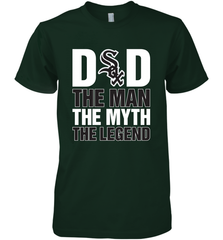 Chicago White Sox Dad The Man The Myth The Legend Father's Day MLB Men's Premium T-Shirt Men's Premium T-Shirt - amzapparel