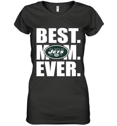 Best New York Jets Mom Ever NFL Team Mother's Day Gift Women's V-Neck T-Shirt