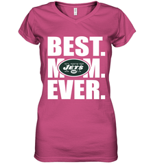 Best New York Jets Mom Ever NFL Team Mother's Day Gift Women's V-Neck T-Shirt Women's V-Neck T-Shirt - amzapparel