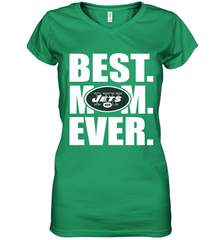 Best New York Jets Mom Ever NFL Team Mother's Day Gift Women's V-Neck T-Shirt Women's V-Neck T-Shirt - amzapparel