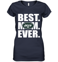 Best New York Jets Mom Ever NFL Team Mother's Day Gift Women's V-Neck T-Shirt Women's V-Neck T-Shirt - amzapparel