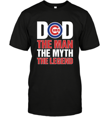 Chicago Cubs Dad The Man The Myth The Legend Father's Day MLB Men's T-Shirt Men's T-Shirt - amzapparel