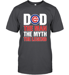 Chicago Cubs Dad The Man The Myth The Legend Father's Day MLB Men's T-Shirt Men's T-Shirt - amzapparel