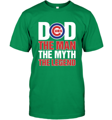 Chicago Cubs Dad The Man The Myth The Legend Father's Day MLB Men's T-Shirt Men's T-Shirt - amzapparel