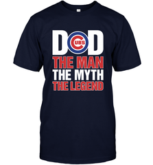 Chicago Cubs Dad The Man The Myth The Legend Father's Day MLB Men's T-Shirt Men's T-Shirt - amzapparel