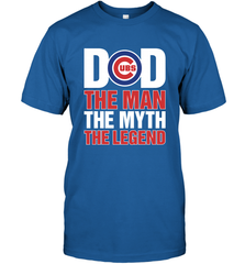 Chicago Cubs Dad The Man The Myth The Legend Father's Day MLB Men's T-Shirt Men's T-Shirt - amzapparel