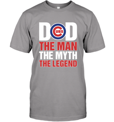 Chicago Cubs Dad The Man The Myth The Legend Father's Day MLB Men's T-Shirt Men's T-Shirt - amzapparel