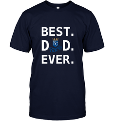 Best Kansas City Royals Dad Ever Baseball MLB Fathers Day Men's T-Shirt
