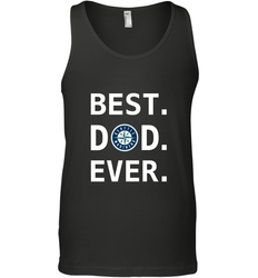 Best Seattle Mariners Dad Ever Baseball MLB Fathers Day Men's Tank Top