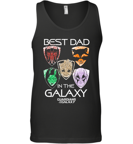 Marvel Guardians Of The Galaxy Best Dad In The Galaxy Father's Day Gifts Men's Tank Top Men's Tank Top / Black / XS Men's Tank Top - amzapparel