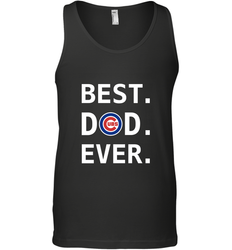 Best Chicago Cubs Dad Ever Baseball MLB Fathers Day Men's Tank Top